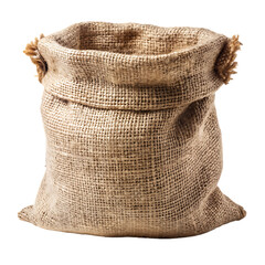 Burlap Sack isolated on transparent background