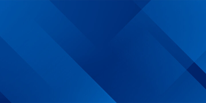 Abstract blue background with glowing geometric lines. Modern blue gradient square shape design. Futuristic technology concept. Suit for brochure,