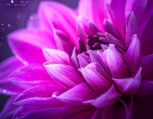 Beautiful purple flower blooming in vivid detail high resolution wallpaper