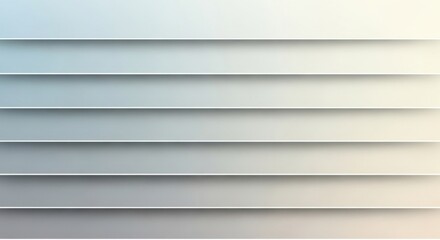Obraz premium Minimalist Modern Horizontal Slatted Wall Design with Subtle Gradient in Soft Neutral Tones for