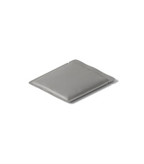 Sealed gray pouch mockup, perfect for product display, packaging, or food presentation