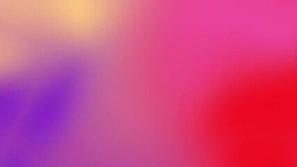 A seamless looping motion background with soft, dynamic color transitions in vibrant pink, purple, red, and yellow. Excellent for music events, party themes, energetic branding,  social media visuals
