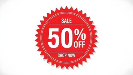 Make your products pop with this eye-catching sale sticker! This vector illustration features a bold discount price tag in dollars, designed to attract shoppers on any online fashion marketplace. Isol