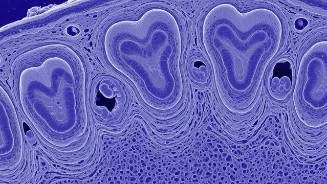 Ion-abrasion Scanning Electron Micrograph of PDL Fiber Structure Concept of Dental Anatomy and Function