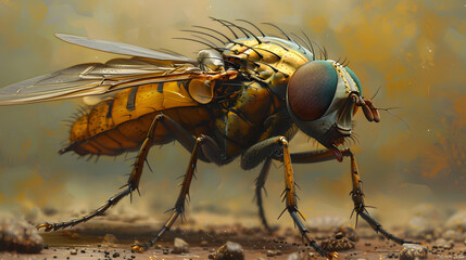 close up of a fly