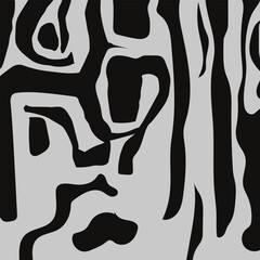 black and white background hand art design