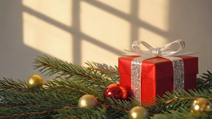 christmas tree with gifts