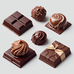 Sweet Confectionery Chocolate Mix PNG