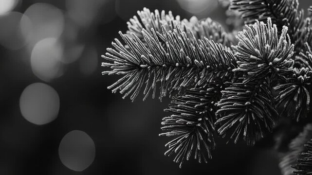 Video A simple yet striking of a pine tree's silhouette against a contrasting background