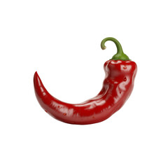 Untitled deSingle red chili pepper isolated on transparent backgroundsign - 20