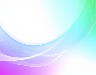 Obraz premium Abstract multicolor 3d gradient background with hi-tech elements and waves
