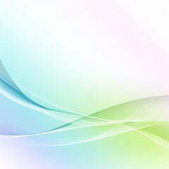 Obraz premium Abstract multicolor 3d gradient background with hi-tech elements and waves