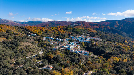 Juzcar , Valle del Genal