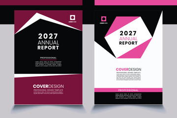 clean modern cover design template