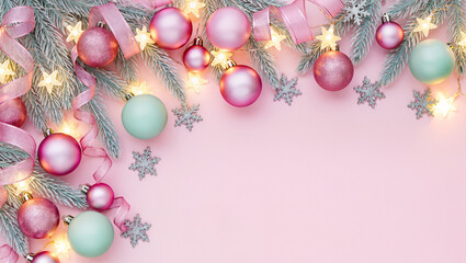 pastel christmas background