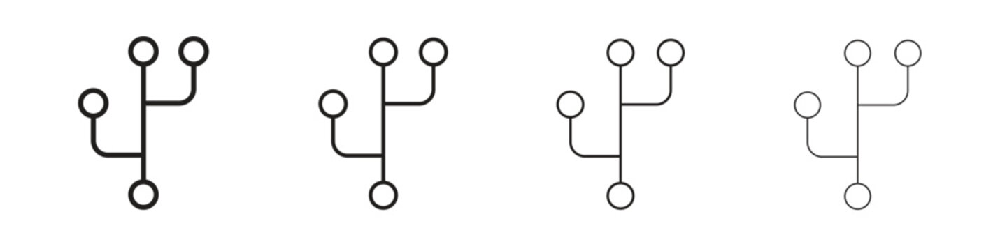 Code branch icons. premium symbol. Vector sign icon logo template.