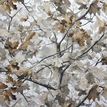 Tree forest camouflage seamless pattern design pattern for hunting and military uniform. Hunting camouflage. Camouflage pattern. Abstract camo background. Vector camouflage

