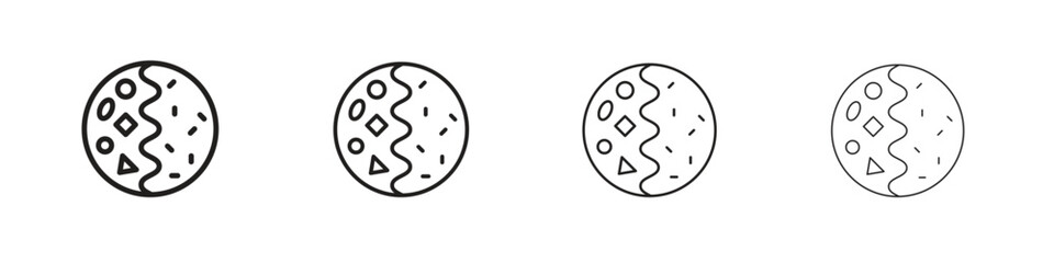 Obraz premium Kare raisu icons. premium symbol. Vector sign icon logo template.