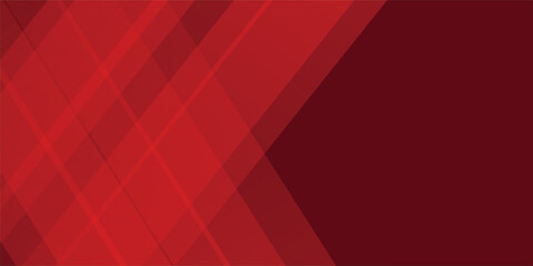 Fototapeta premium Abstract banner background colorful bright red gradation slash.