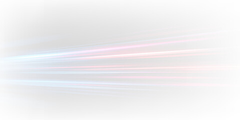 Blue-pink or purple speed lines on the road on a transparent background.PNG