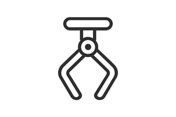 Mechanical claw grabber mechanism for industrial lifting and arcade games