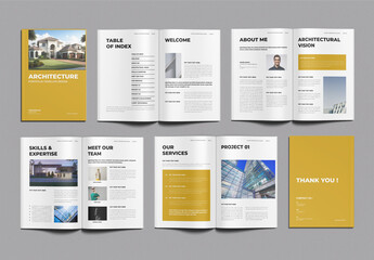 Architecture Portfolio Template Design