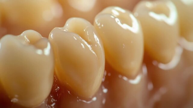 Video A close-up view of a tooth with a noticeable gap, suitable for s about oral health or dental hygiene