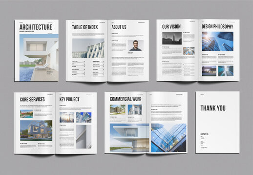 Architecture Brochure Template Design