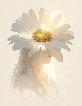 Magisch leuchtende G&auml;nsebl&uuml;mchen Bl&uuml;te
