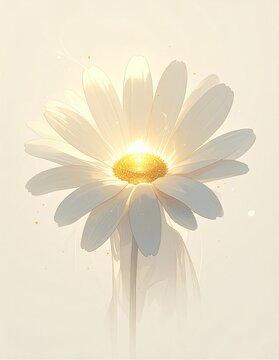 Magisch leuchtende G&auml;nsebl&uuml;mchen Bl&uuml;te