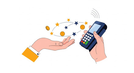 Seamless payment with mobile POS terminal, a pathway to rewards, customer loyalty, and a bright future for your growing business