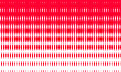 Red to purple halftone gradient pattern texture background vector.
