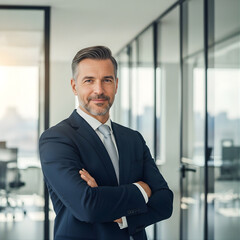 portrait of a confident businessman