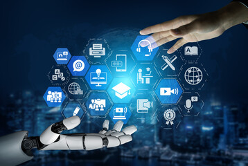 Artificial intelligence supports online education, enabling personalized learning, interactive study tools, and global access to e-learning resources. Entice