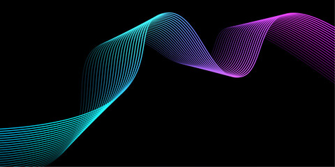 Cyber Energy Wave with Smooth Fluid Gradient Lines