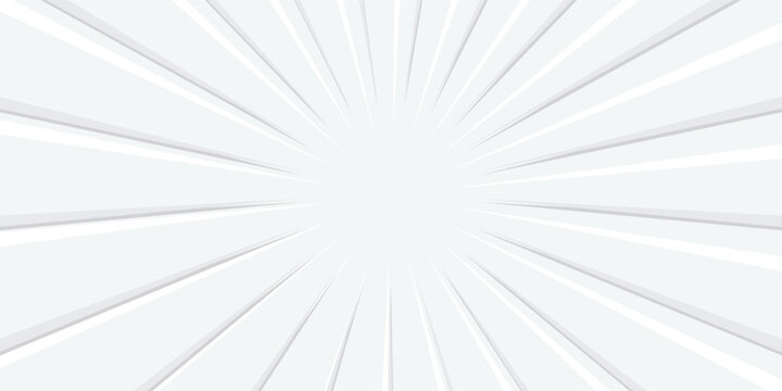 Comic book black and white radial lines background. Manga speed frame. Super hero action. Vector illustration