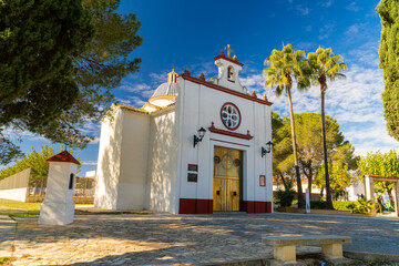 Beautiful old hermitage in Guadasequies town, in La Vall d'Albaida, Comunidad Valenciana 