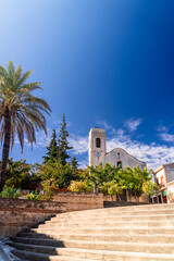 Church in Sempere town, in La Vall d'Albaida, Comunidad Valenciana (Spain) 