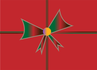Christmas  colourful Gift Box Vector Illustration