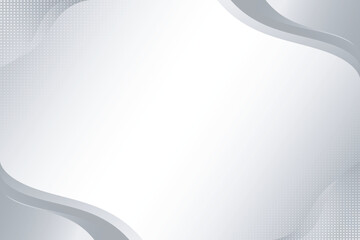 Abstract white background with shapes lines or vector gradient grayscale background design for creative graphics work	