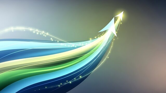 See your brand soar to new heights with this vibrant arrow design representing growth, innovation, and success in business and creative projects today