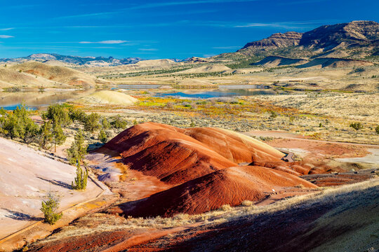 Painted Cove Trail at John Day Fossil Beds National Monument at Sunrise
