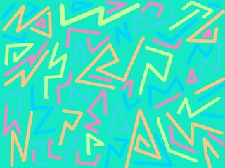 Abstract colorful background. Creativity, fun, celebration, and artistic expression. For use in children materials, graphic design, posters, banners, or modern art projects