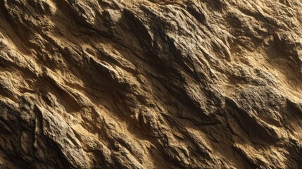 Fototapeta premium Close-Up View of Textured Rock Surface Showing Intricate Patterns and Natural Colors Ideal for Nature and Background Design Projects