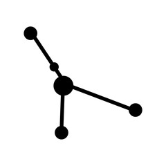 Cancer Zodiac Constellations Vector Image