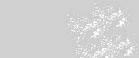 Vector heavy snowfall, snowflakes in different shapes and forms. Snow flakes, snow background. Falling Christmasblack and white background
