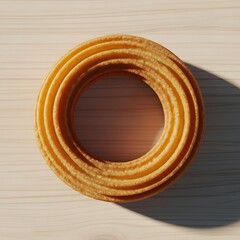 Murukku a traditional south indian savory snack on a wooden surface