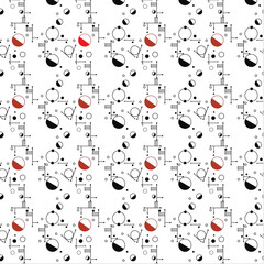 Modern Geometric Line Art Pattern