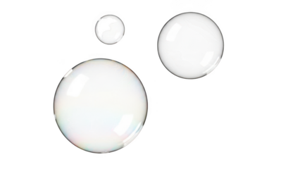 Water drop isolated on transparent background