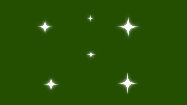 White sparkles camera flashes light, glowing lighting effect sparkle video animated background.Blinking doodle cartoon retro stars sparkle animation, 4k glowing video